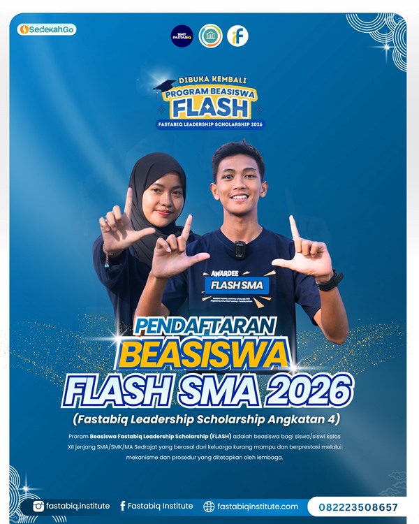 Beasiswa FLASH SMA Kembali Dibuka